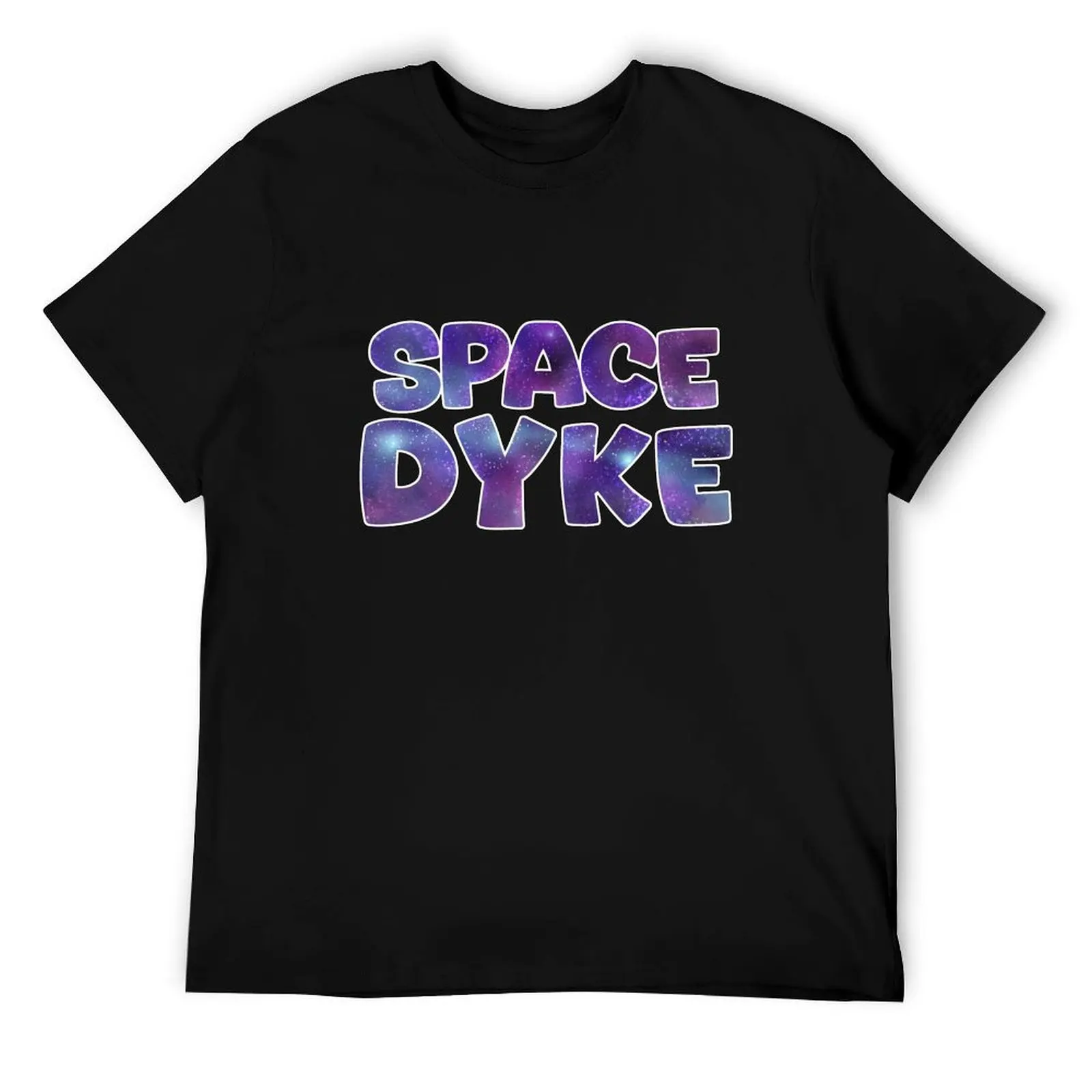 

Pride Space Dyke #1 T-Shirt man t shirt cotton high quality printed t shirts for man t shirts for man pack cotton T-Shirt