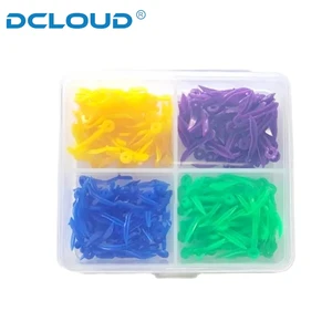 Einwegkeile für Zahnlücken mit kreisförmigen Löchern, Kunststoffkeil, Zahnmedizin, Mundpflegezubehör, medizinische Werkzeuge, 4 Größen 10 Hauptverkäufe Cunha Dentistry - №4