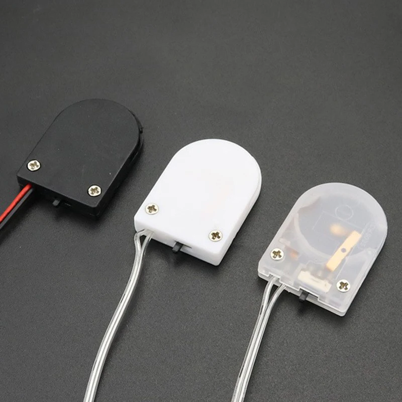 Newest CR2032 Button Coin Cell Battery Socket Holder DIY 3V Battery Fixed Bracket Case Cover Fixture ON-OFF Switch Storage Box