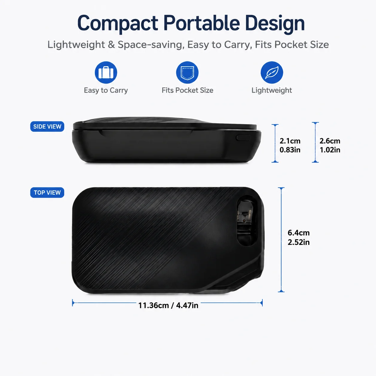 Zamienna obudowa ładująca do zestawu słuchawkowego Plantronics Voyager 5200/5210, przenośna stacja ładująca USB, zasilacz do słuchawek. — zdjęcie produktu 6