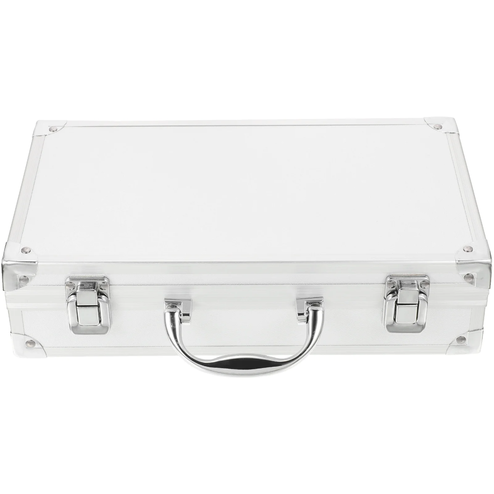 Aluminum Alloy Toolbox Medicine Storage Case White Rectangular Portable Tools Container Large Capacity Safe Material