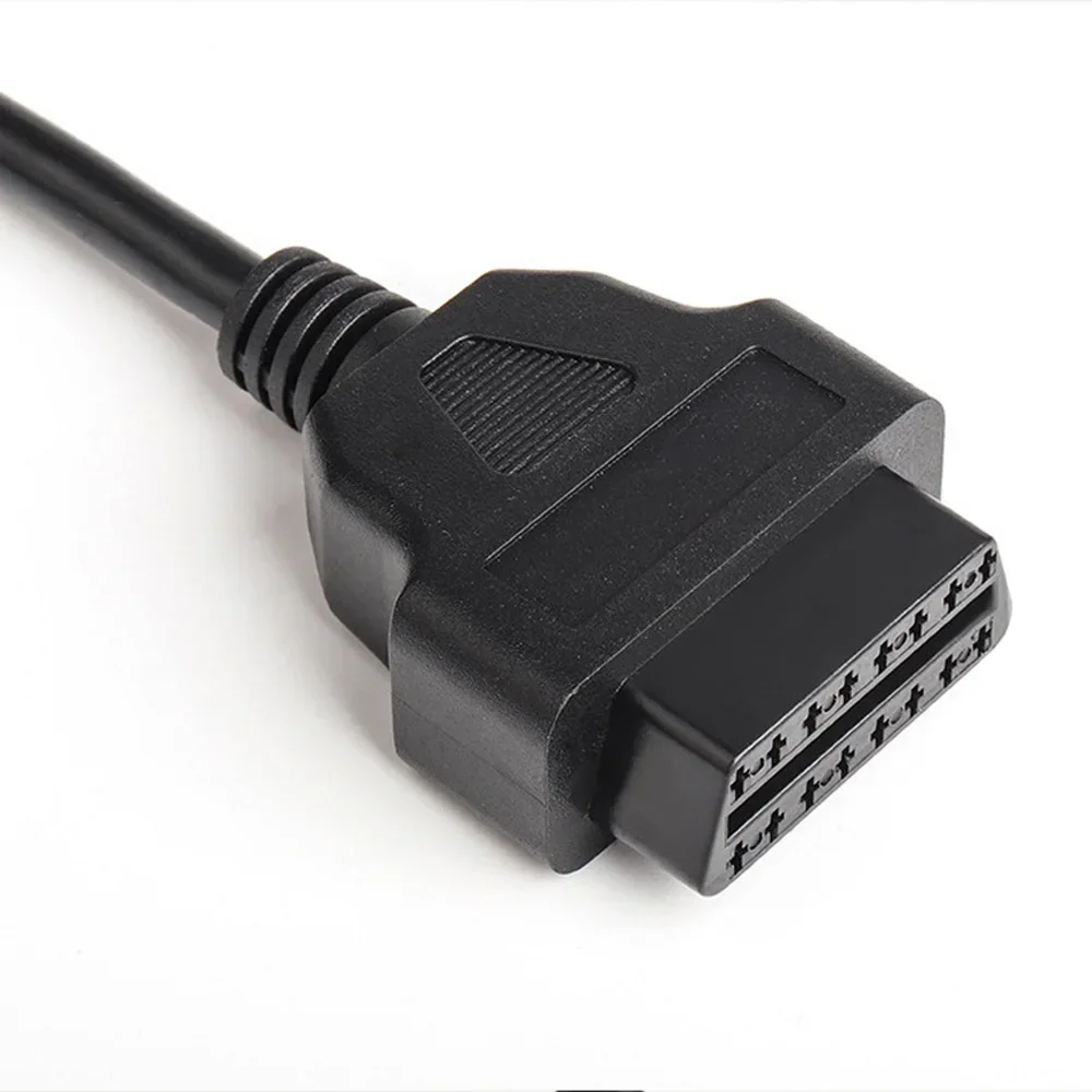 5 шт. OBD2 16-контактный разъем для ELM327 Удлинительный адаптер OBD-кабель OBDII EOBD ODB2 16-контактный OBD 2 адаптер с гнездовым отверстием