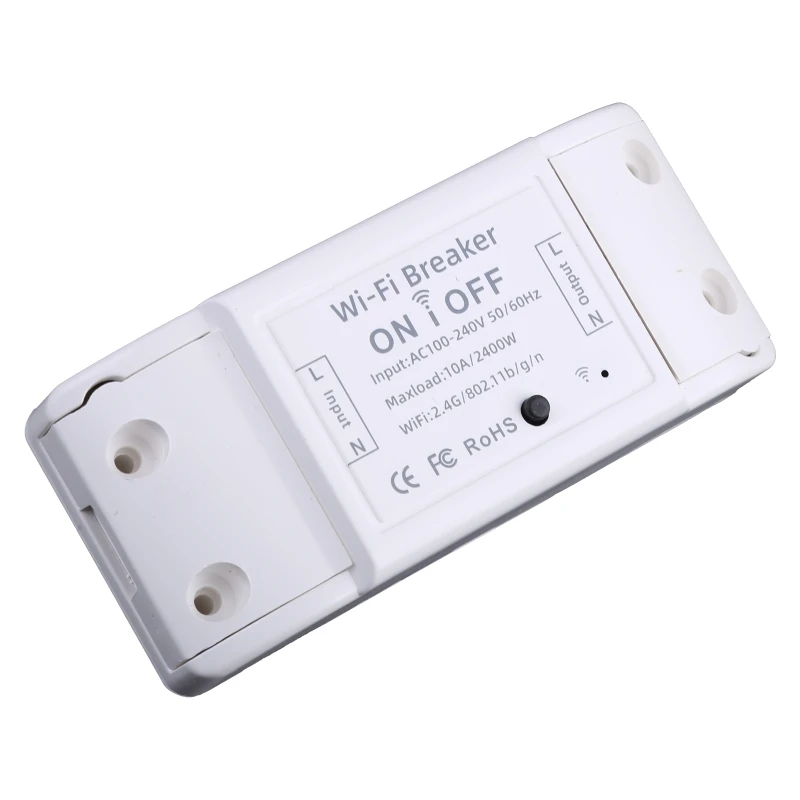 APP 원격 제어 무선 Wifi 스마트 스위치 LED 조명 컨트롤러 모듈 타이머 회로 차단기 음성 제어 DIY 드롭 선박