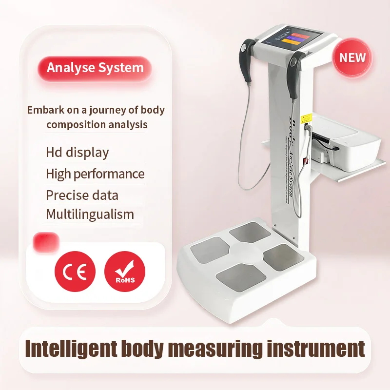 

2025 Professional Intelligent Body Fat Scale Element Health Analyzer Machine Printer Body Composition with Result Sheet