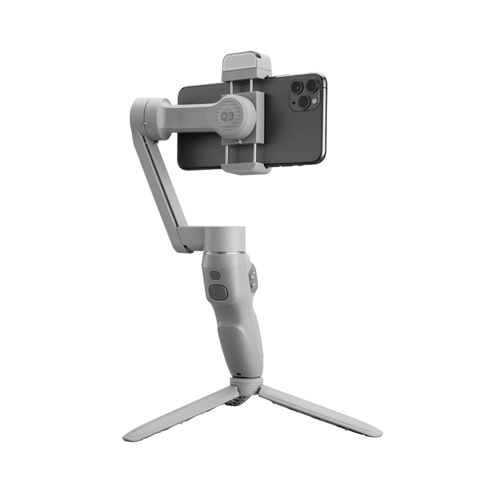 ZHIYUN SMOOTH Q3 3-Axis Flexible Phone Handheld Stabilizer Smartphone Gimbal with Fill Light for iPhone Xiaomi Huawei Samsung