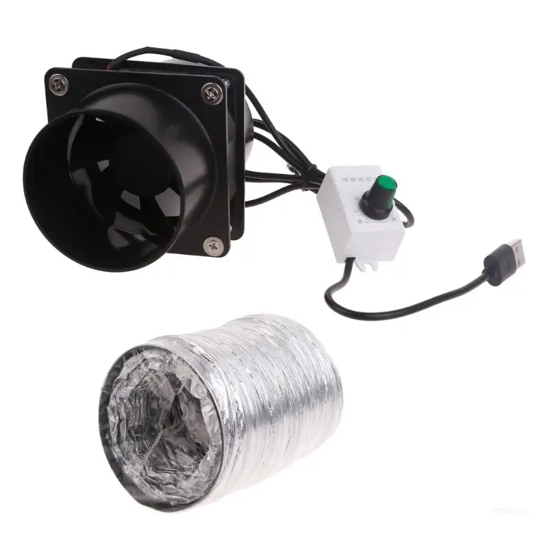 USB-Connected ESD Fume Extractor Fan with Speed Pipe Duct for Effective Smoke Dropship