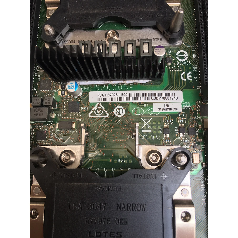 Placa base de servidor para Intel LGA 3647 DDR4 S2600BP