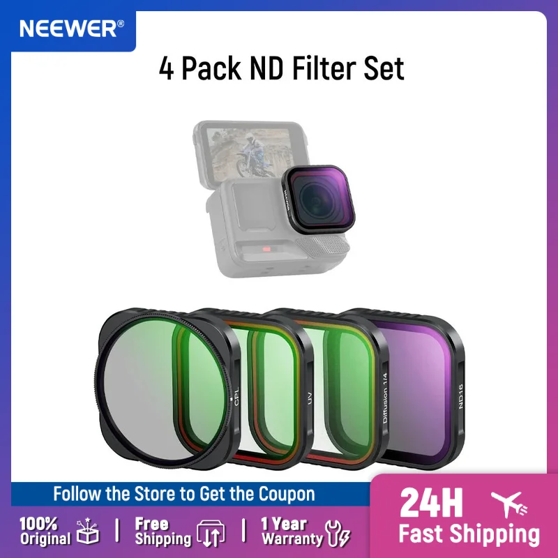 Neewer 4 Pack Nd Fi… - image