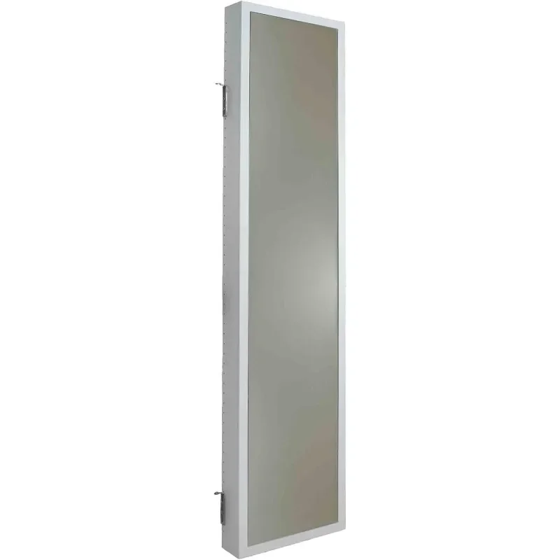 Mirrored Behind The Door Adjustable Medicine Cabinet, Kitchen & Bathroom Storage Cabinet