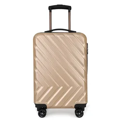 (077) Carry on suitcase 20 inch password suitcase mens and womens trolley case