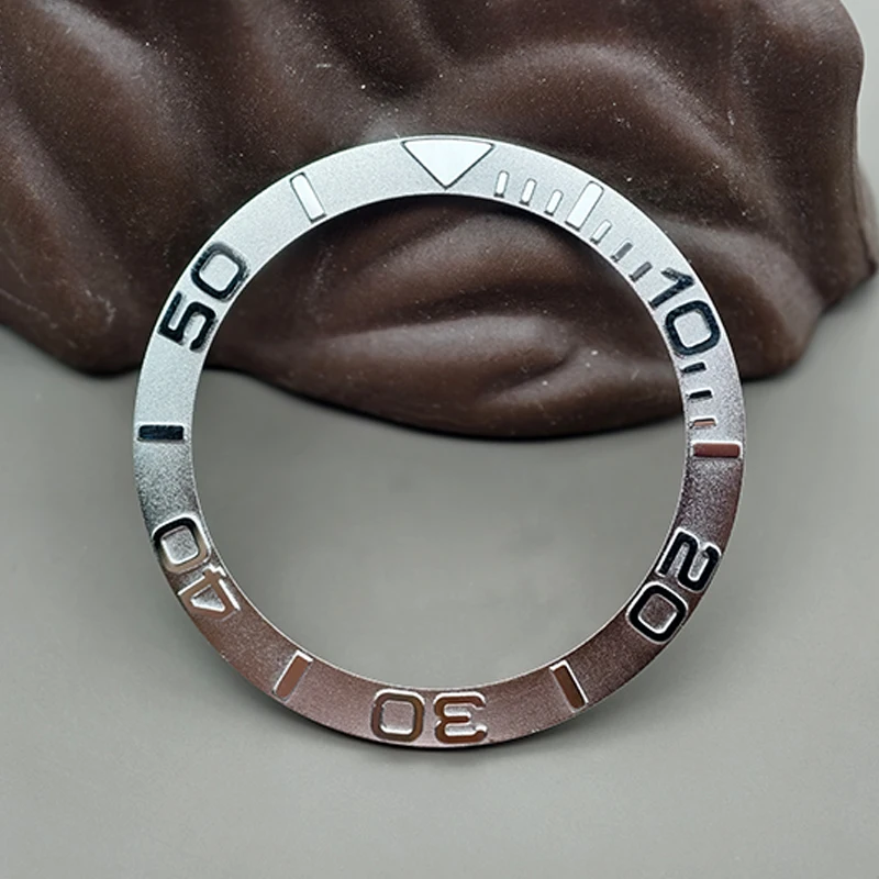 

38mm×30.7mm Curved Metal Bezel Insert Ring Fits SKX007 SKX009 GMT SRPD Watch Case NH35 NH36 Movement Men Watch Replace Parts