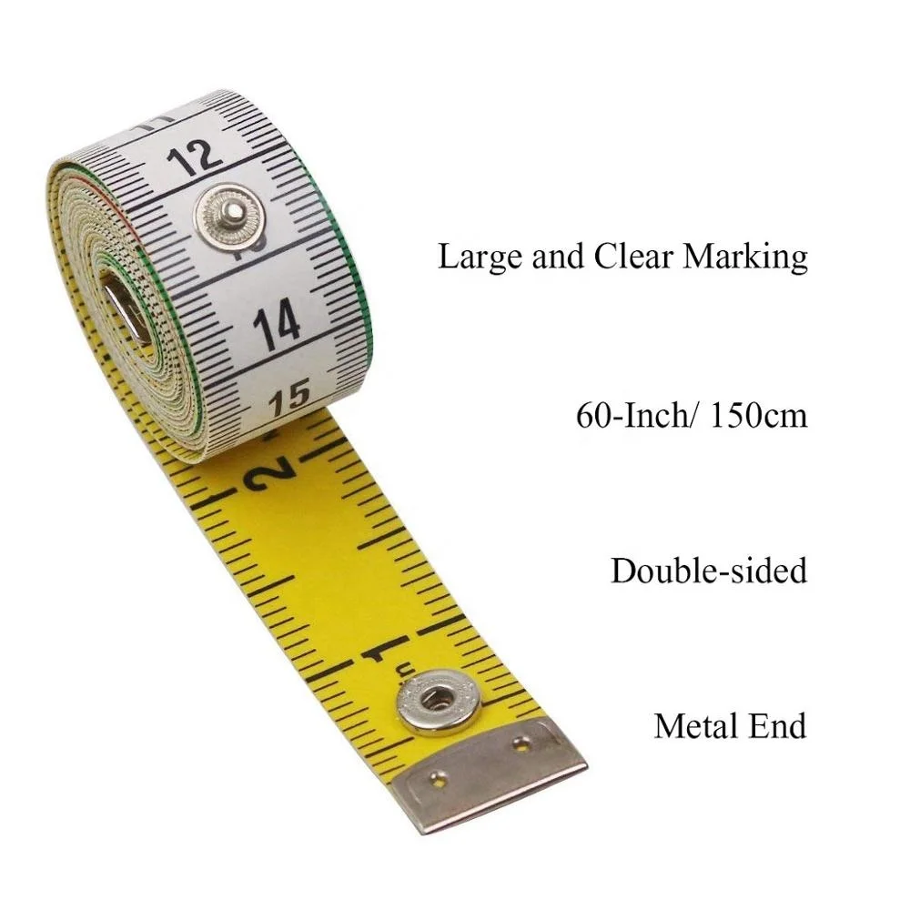 1.5M Soft Sewing Ruler Meter Sewing Measuring Tape Body Measuring Clothing Ruler Tailor Tape Measure Sewing Kits