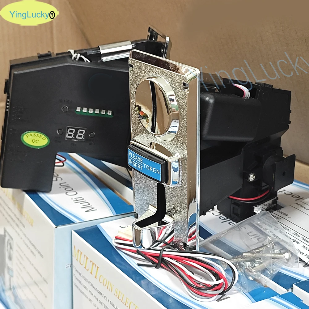 Münzprüfer mit Mehrwertfunktion für Elektronische Verkaufsautomaten, Münzprüfer mit Auswahlmechanismus für Arcade-Spiele, Ticketrollenabwurf 616 – Detail 3