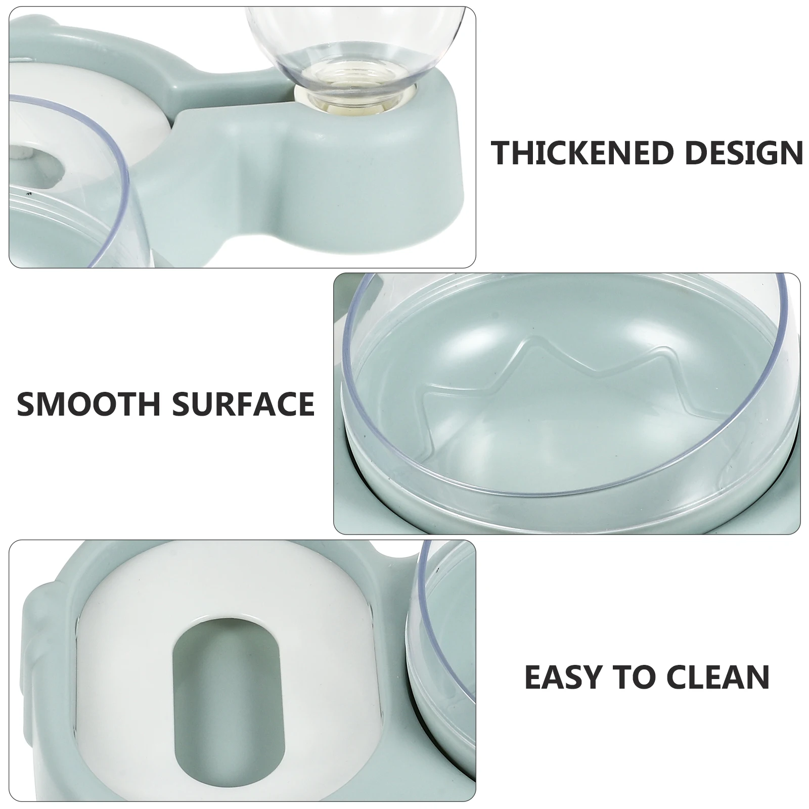 

1pc Pet Feeding Bowl Anti-Slip Food Container Water Dispenser Stable Eco-Friendly Dog Cat Bowl Break-Proof Pet Supply Easy Clean