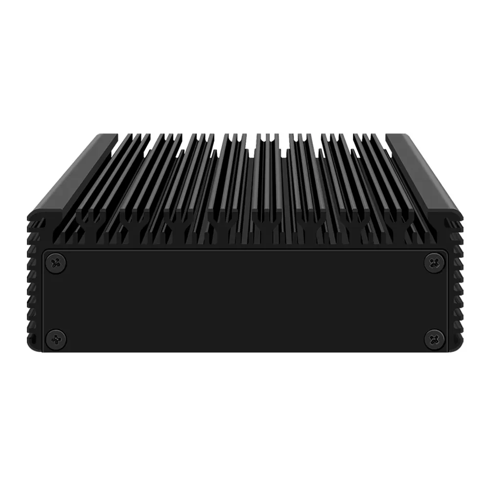 Factory Cheap PC Mini Gaming Computer In-tel Cele-ron J4125 J4105 Quad Core Dual 2 Lan Ethernet 2 USB Ubuntu Win 10 Nuc view 4