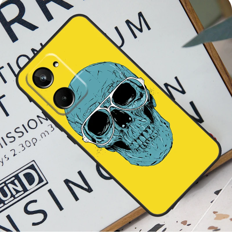 Gothic Skull For Realme C31 C33 C35 C51 C53 C55 C67 GT5 GT Neo 6 9 10 11 12 Pro Plus C21Y C25s C30 Case