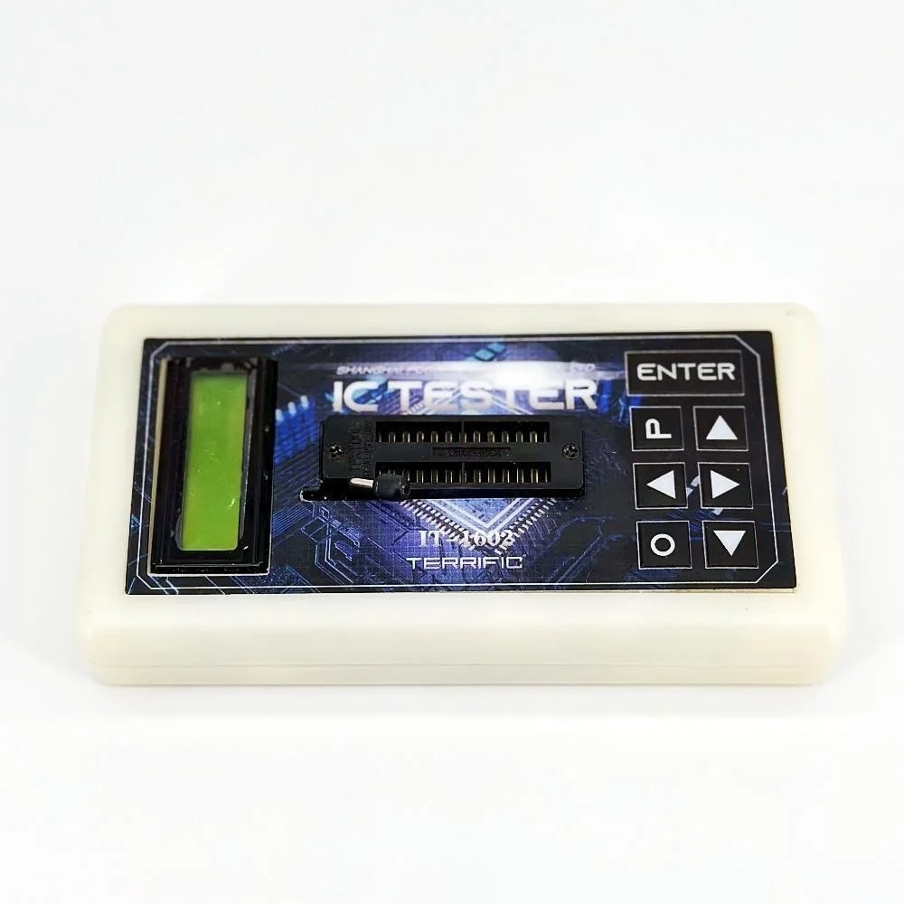 Portable Integrated Circuit IC Chip Tester Transistor Optocoupler Amplifier Regulator Tube Automatic Identification Tester