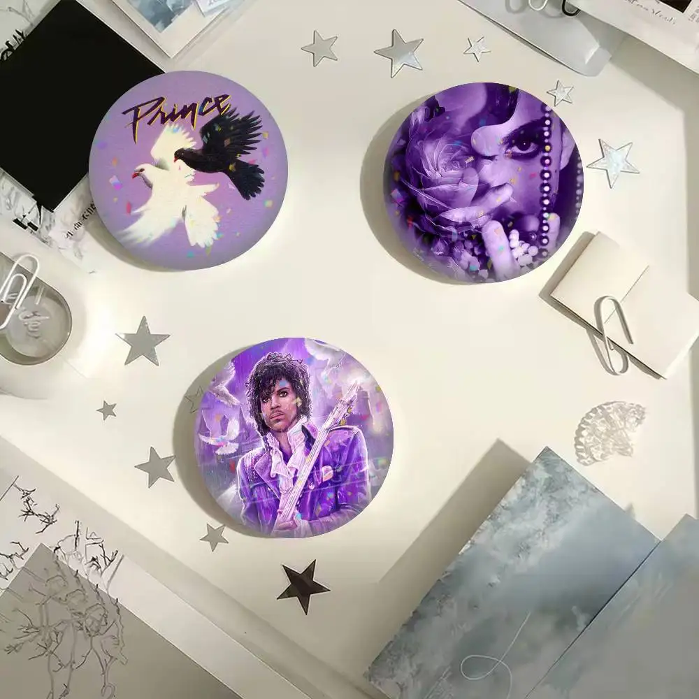 Singer songwriter Prince  25mm 32mm 44mm 58mm 75mm Brooches Badges Pins for Accessories Gift