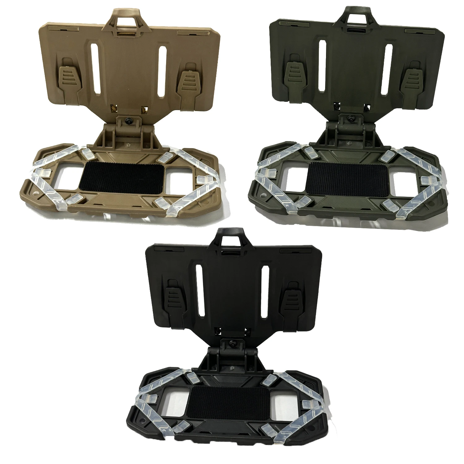 Tactical Gear Plate Carrier Vest Accessories Phone Chest Mount Holder  ,Quick Access Foldable navigation board holder