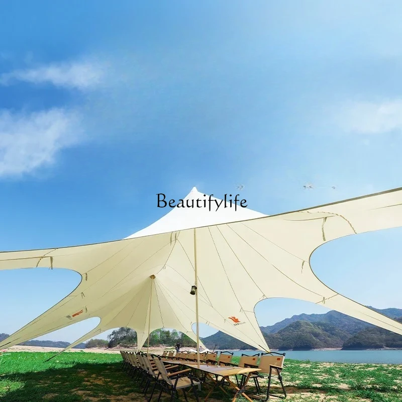 

Camp Suitable Three Peaks Canopy Tent Outdoor Camping Single Peaks Cloud Dome