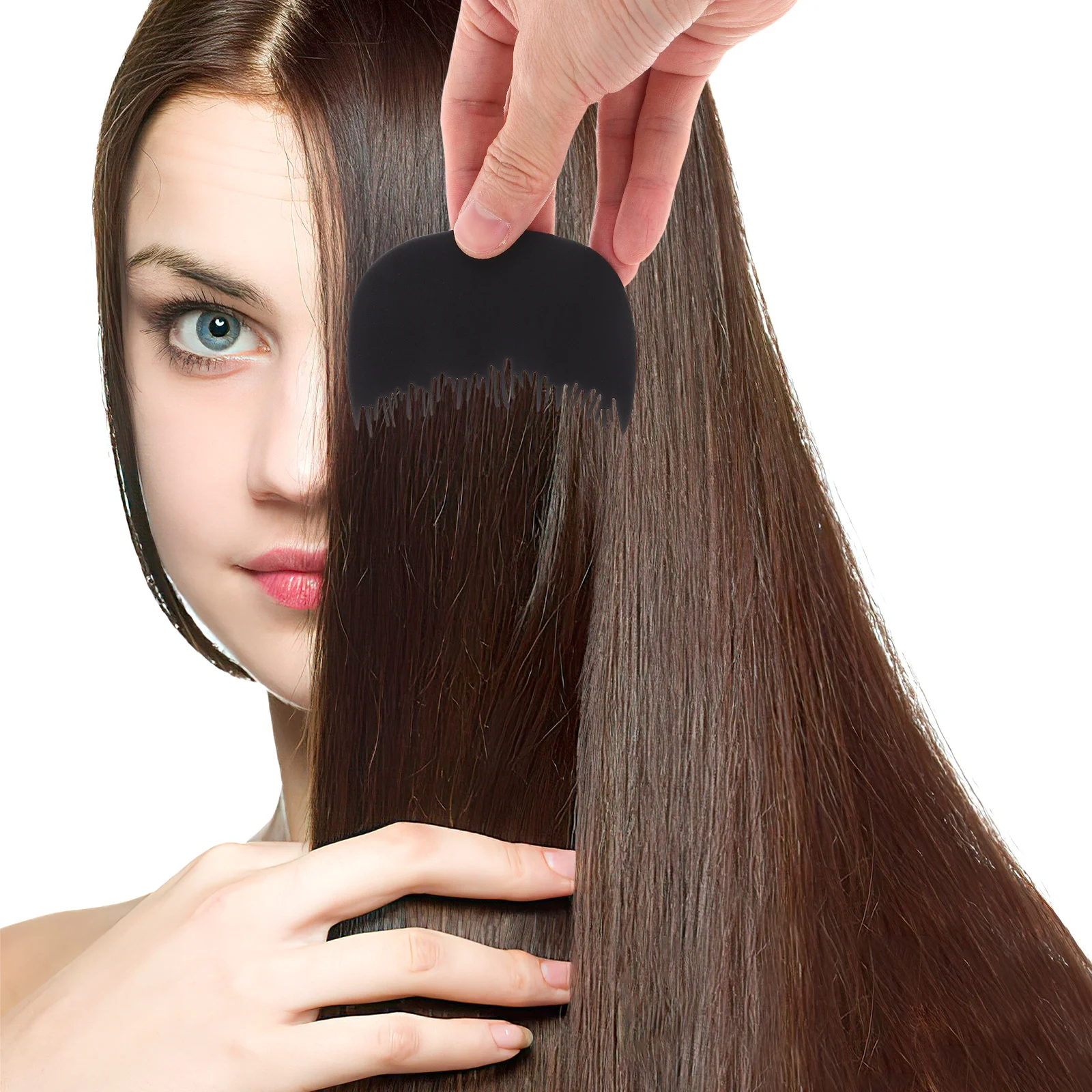 

2pcs Hair Fiber Comb Hairline Guard Tool For Men Women Thickening Comb With Protective Shield Natural Hairline Application Easy