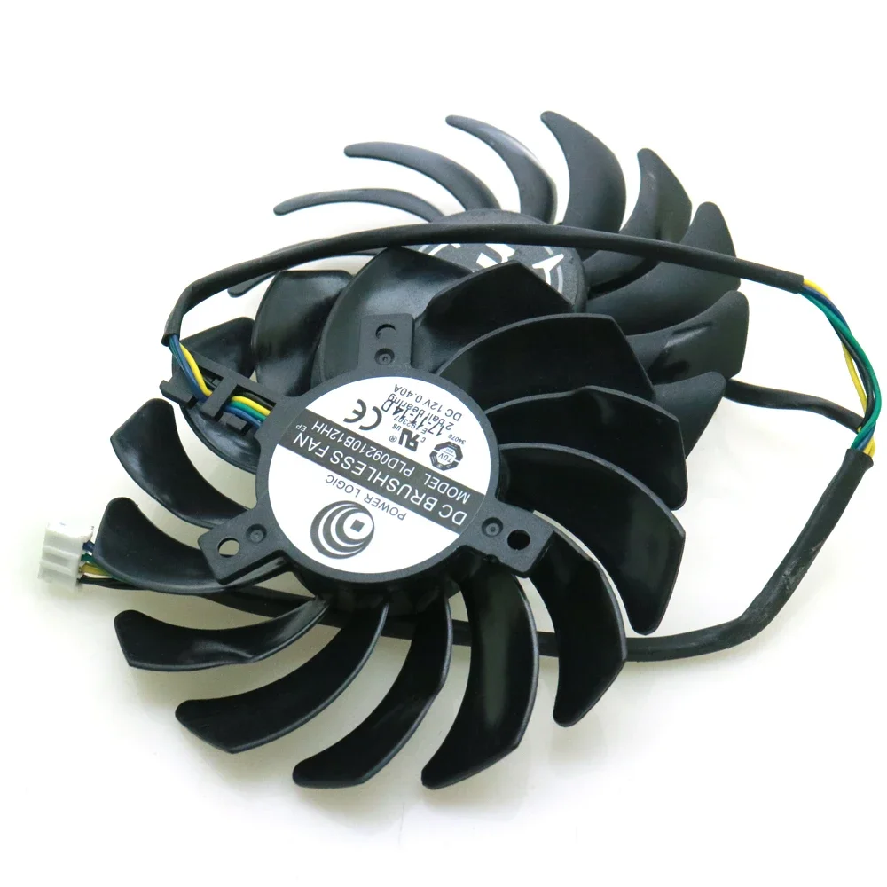 2pcs/Lot PLD09210B12HH 86mm DC12V 0.40A 4Pin VGA Fan For MSI RX 580 570 480 RX470 ARMOR OC Graphics Card Cooler Cooling Fan