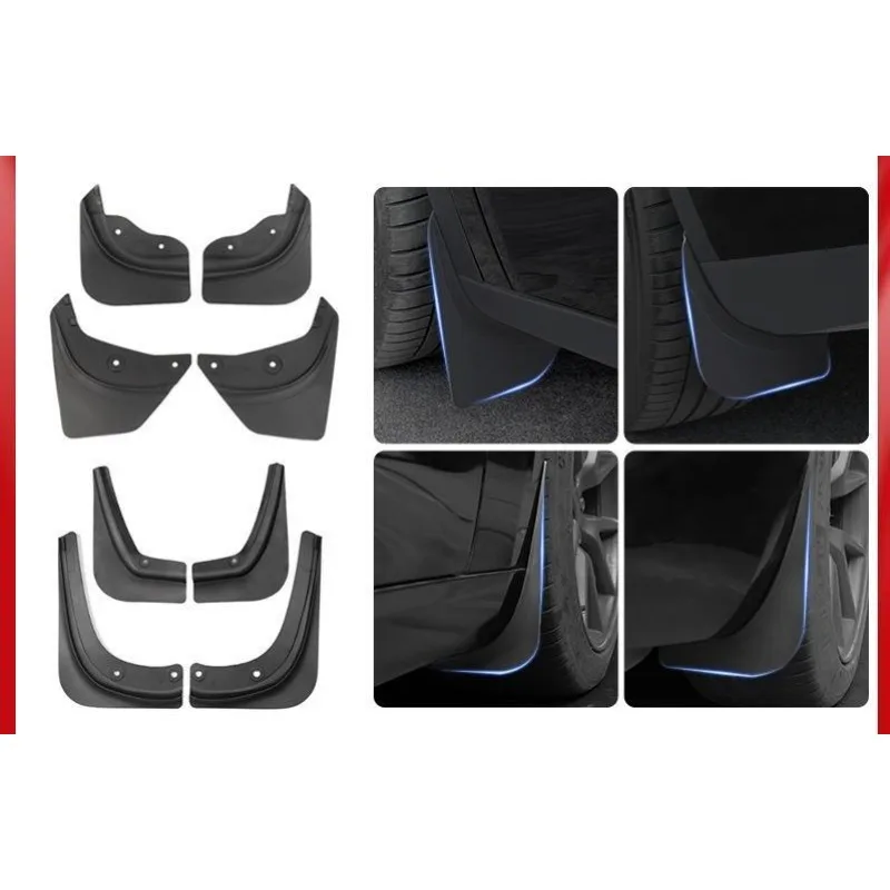 

For Tesla Modely and Tesla Model Y Fenders Mud Splash Resistant Keeps Body Clean Car Exterior Accessories