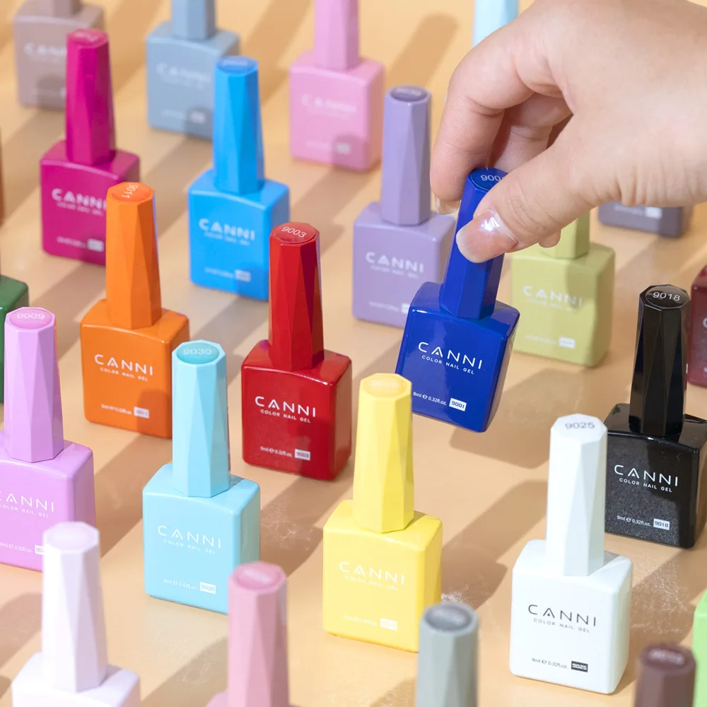 CANNI Gel-Nagellack, TPO-frei, fantastische Haftung, Konsistenz, besonders wunderschöne Farbe, Soak Off UV-LED, semi-permanenter Gel-Lack – Detail 17