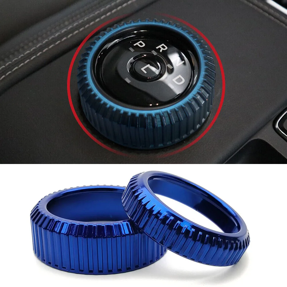 

2PCS Shift Knob Cover Set For For Mustang For Mach E 2021 2023 Volume Control Knob in Scratch Resistant Material