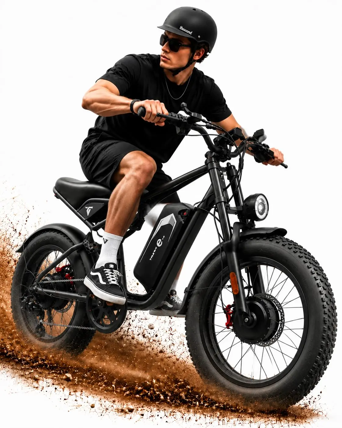 3000W Dual Motor Electric Bike 30MPH 48V 18Ah 70Miles 20x4 Fat Tire Mountain Ebike Dual Suspension 7-Speed Off Road, Customized