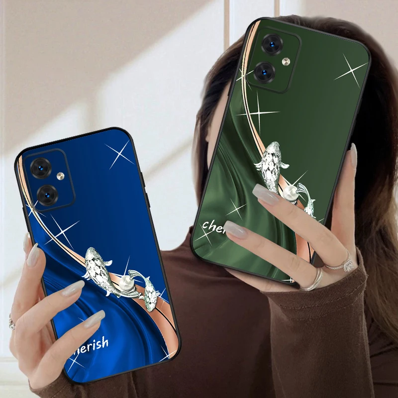 Рисунок 2 - Милые серебряные рыбы для Motorola