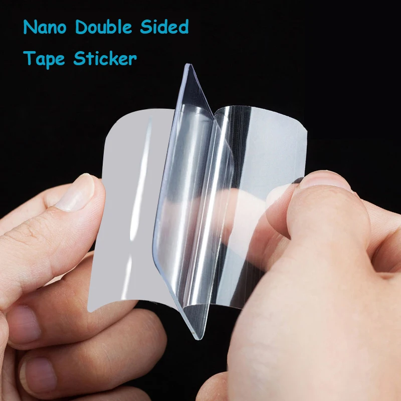 20/10/5 Stück Nano-Doppelseitiges Klebeband, Transparente Klebeflächen ohne Rückstände, Wiederverwendbares Wasserfestes Acryl-Klebeband zur Befestigung