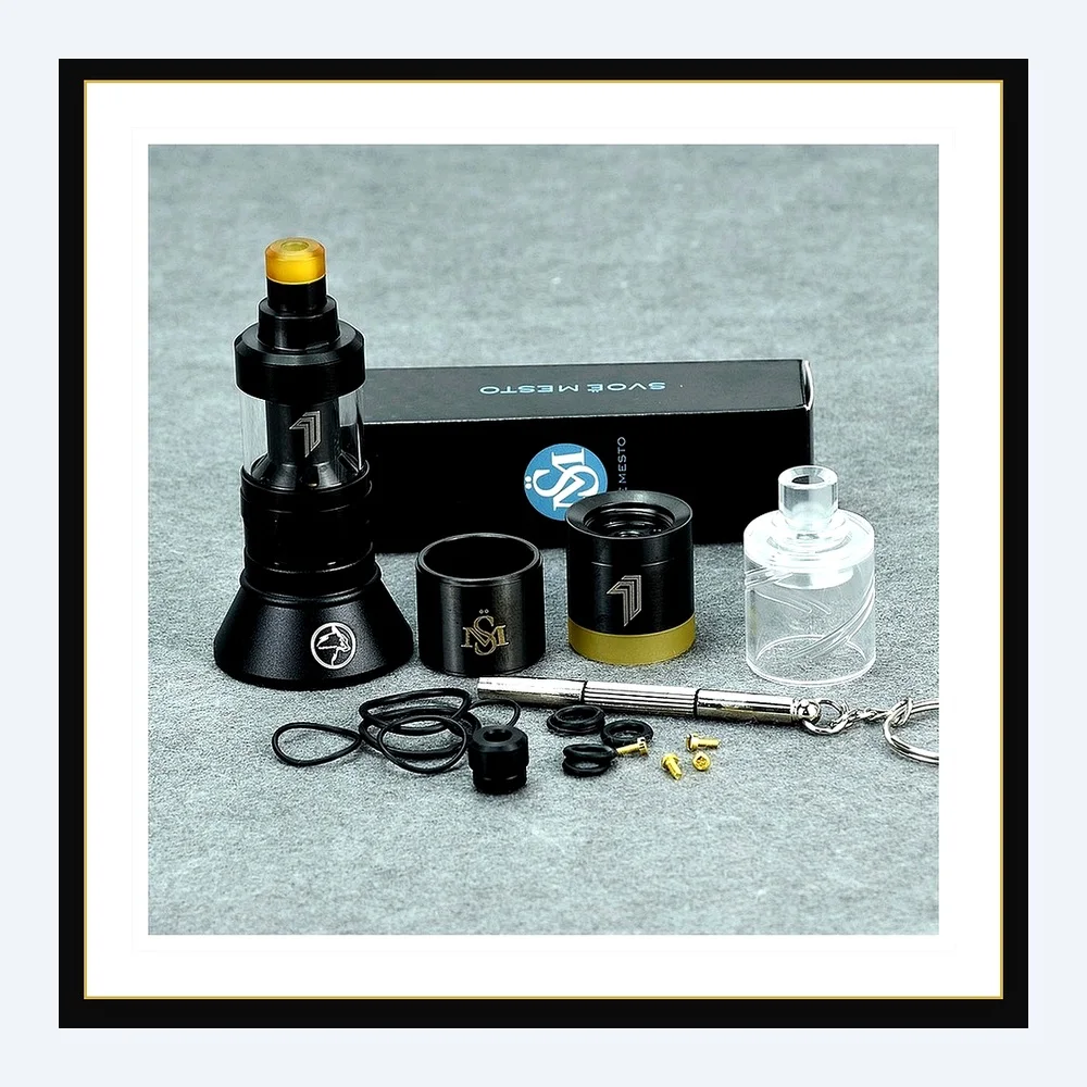 Wolfcoolvape Kayfun Prime SE NITE DLC RTA 2ml 22mm Topfill Atomizer with 316SS Construction and SteamTuners Bellcap