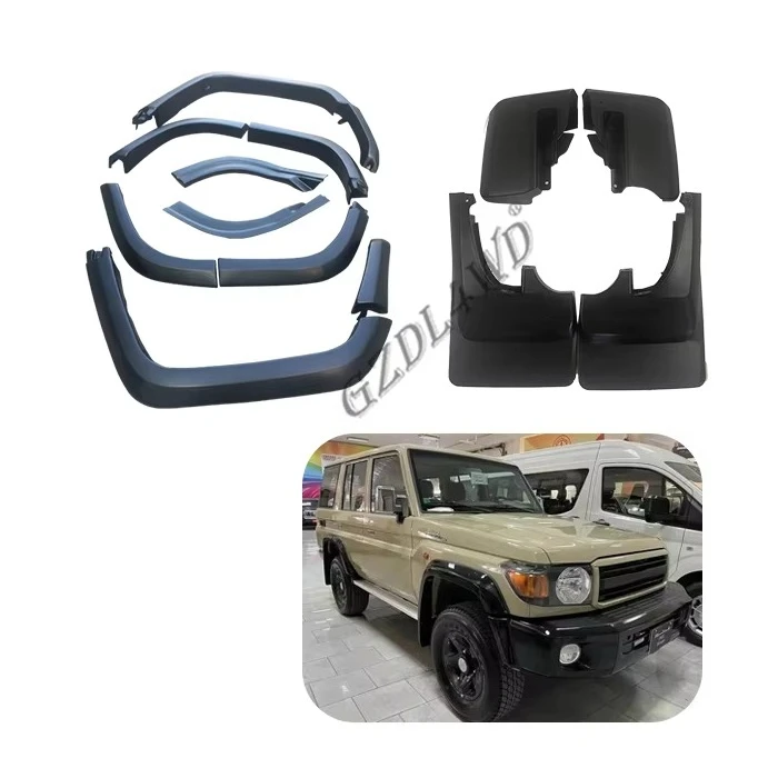 

Hot selling：Truck Exterior Accessories Car Flares Arch Wheel With Mudflaps