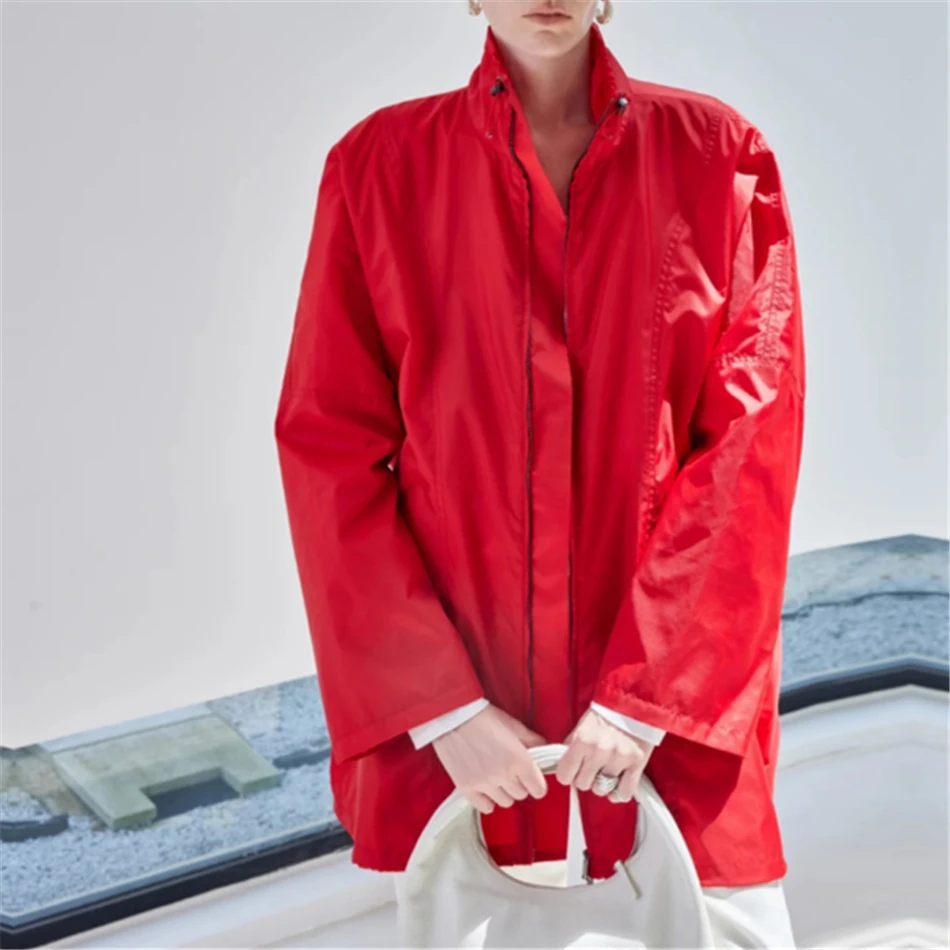 

TR Interchange Jacket With Windproof Oxford Spun Nylon High Quality Oversize Jackets 2025 New Luxury Design Women's Clothing