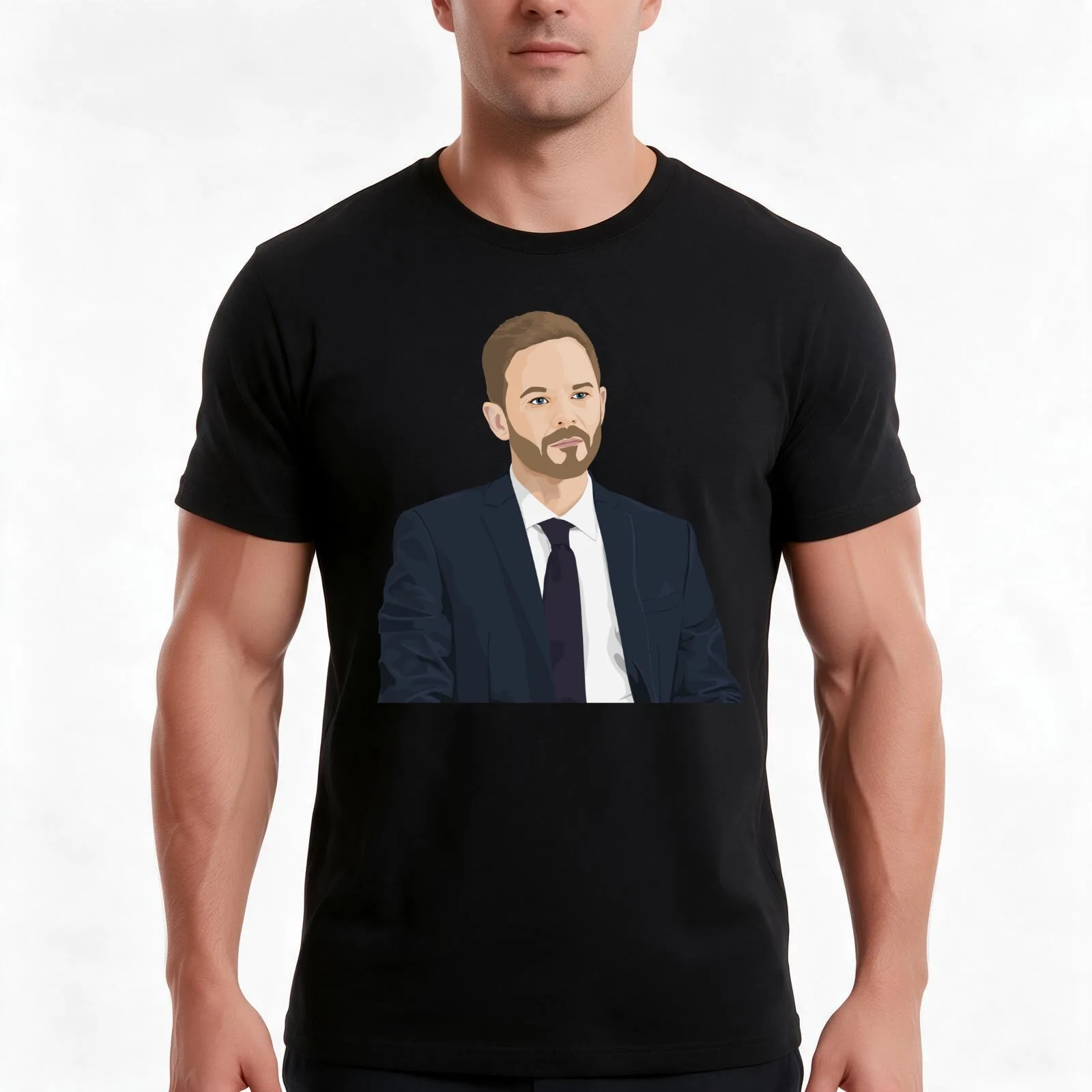 Wesley Evers - S4 (detailed) The Rookie T-Shirt, Summer Casual Cotton Tee, Oversized Streetwear Tops, Vintage Graphic Print