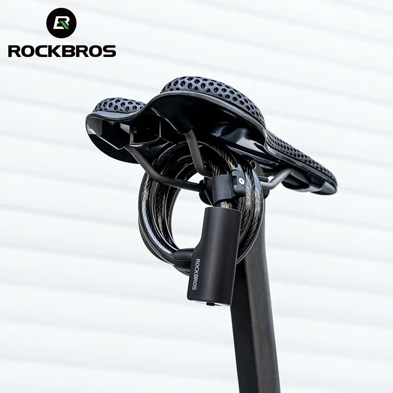 

ROCKBROS Bicycle Lock Portable Anti-theft Zinc Alloy Chain Lock MTB Road Cycling Motorcycle Electric Scooter Bike Accessories
