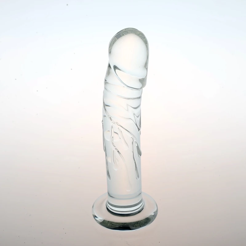 Retail High Quality Top 1 Vivid Transparent Clear Glass Dildo Sex Toy/Glass Penis Sex Toy/Sex Toy Supplier in China