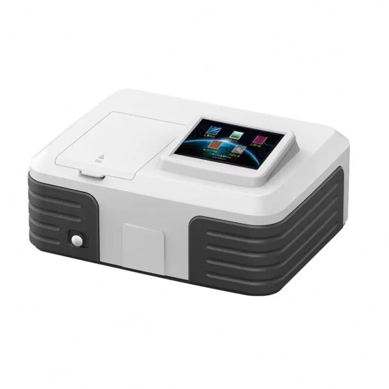 UV/VIS spectrophotometer touch screen intelligent alarm function portable lab use visible spectrophotometer