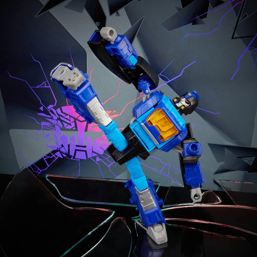 [In-Stock] Hasbro Transformers Shattered Glass Collection Blurr 14cm Deluxe Class Anime Model Ornament Figure Toys