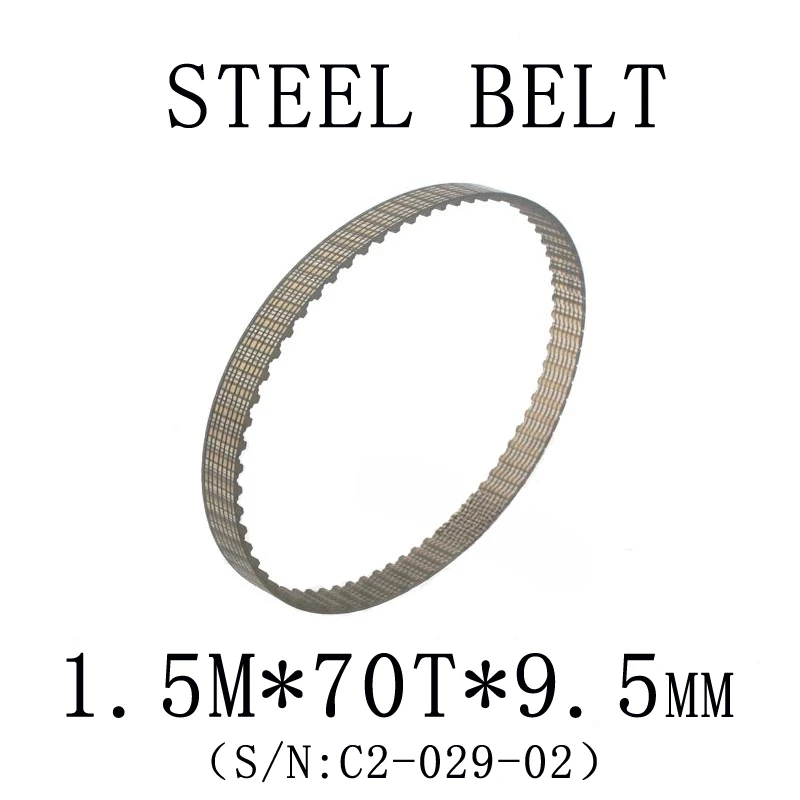 

Timing Belt Steel Core 1.5m*70t*9.5mm 1.5mx90tx9.5mm Industrial Width For Cj0618 Mini Lathe Machine West Matt C2 C3 Lathe