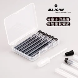 MAJOHN A1 Press Fountain Pen Accessory MAJOHN A1 Nib Ink Cartridge Large Capacity 5.5 Caliber Non Blocking Pen