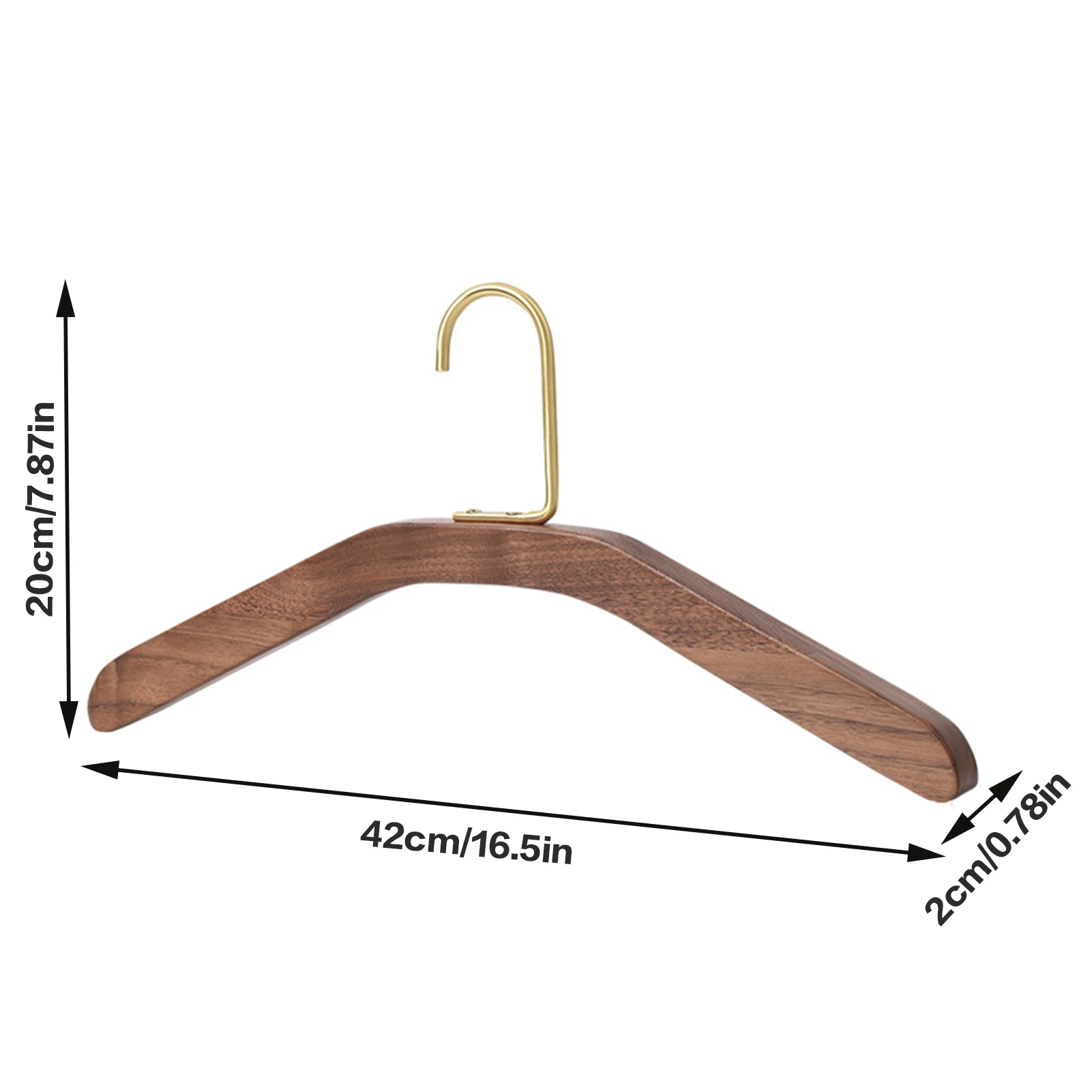 Wardrobe Wood Organizer Hanger Sturdy Durable Suit Hangers for Jacket Shirt Dress Hoodies UD88