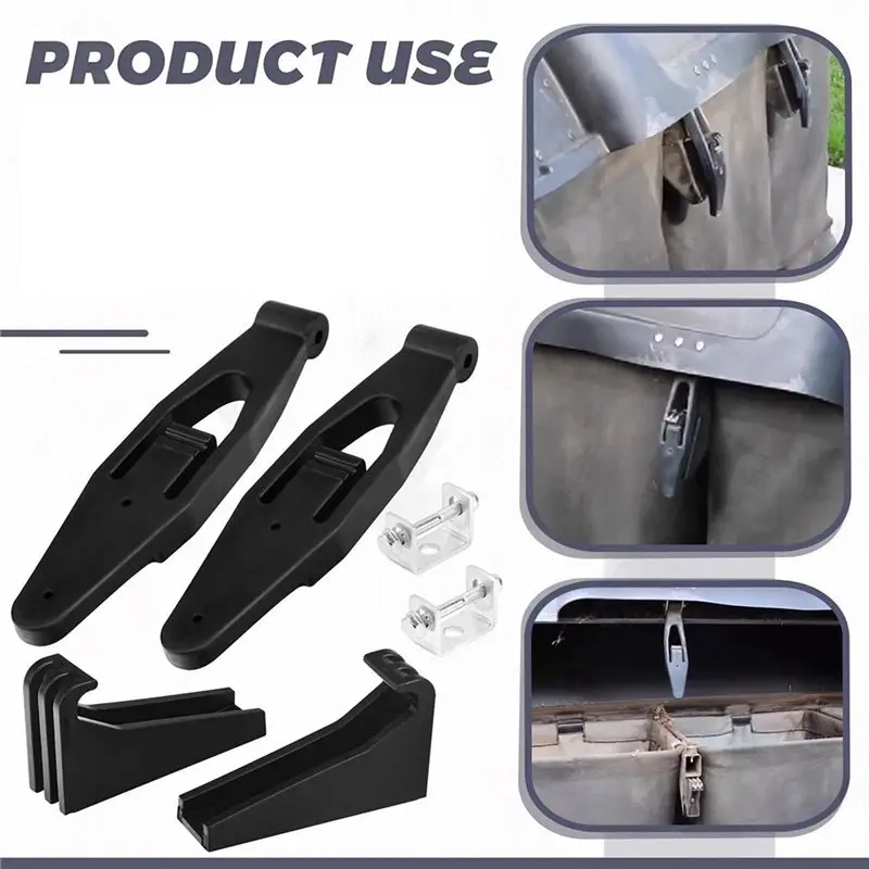 A03F-For Exmark Toro Latches Latch& Catch Kit(2 Pair)- 1-653404& 1-653403 For Lazer Z HP XS Series Radius Triple Twin Ultra Bagg