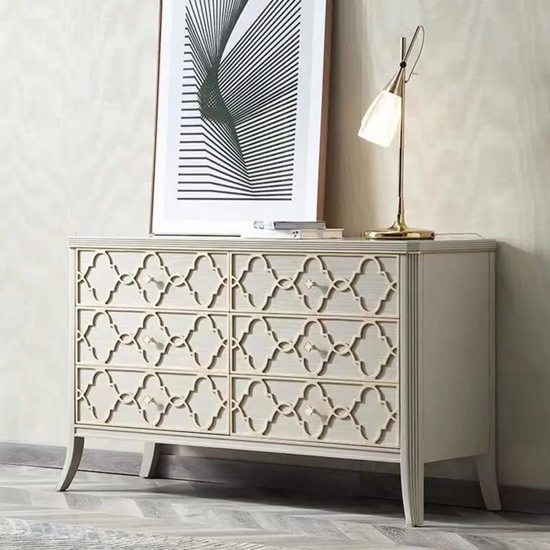 entrance cabinets, European neoclassical foyer decoration cabinets, post-modern old sideboards