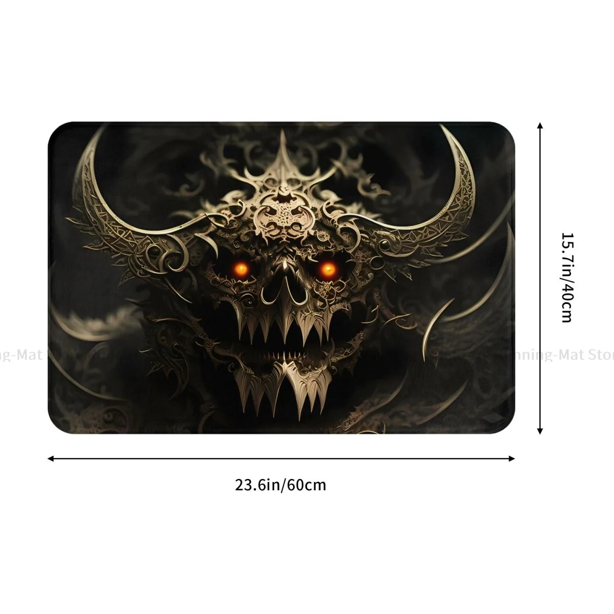 Diablo 4 Game Bedroom Mat Devil Dark Doormat Kitchen Carpet Balcony Rug Home Decor