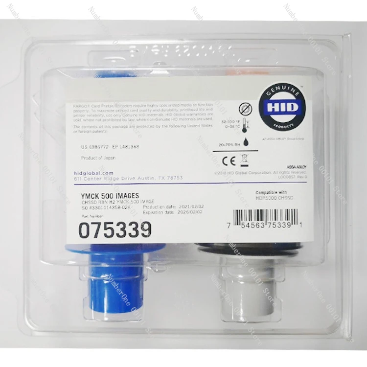 HDP5000 card machine color ribbon ribbon 084051 color ribbon transfer film 084053