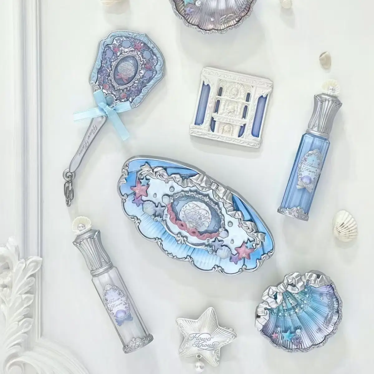 Flower Know Fridge Sticker Magnetic Peripheral Cute Midsummer Night Cloud Shoulder Cupid Shell Pearl Limited