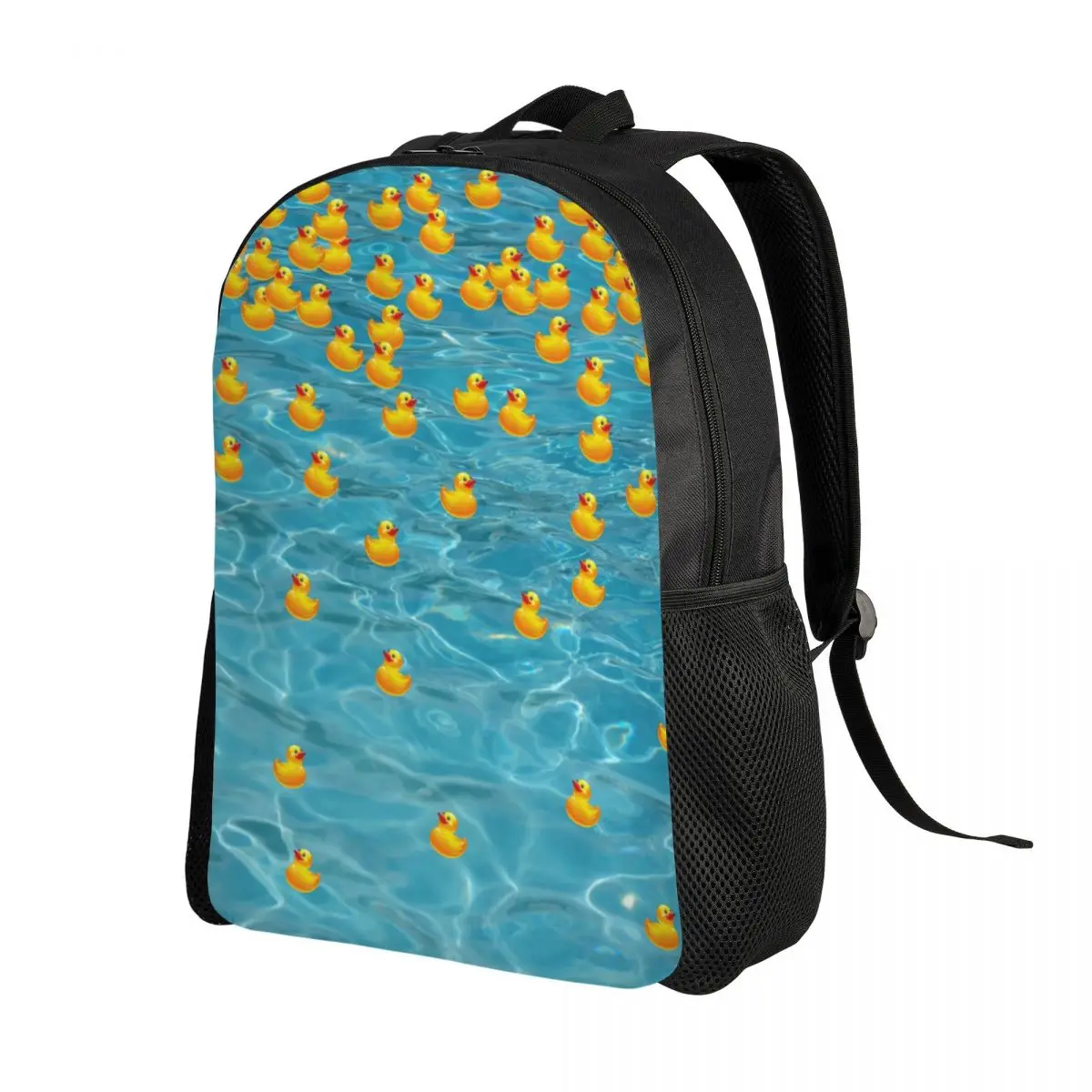 Custom Rubber Ducky Heaven Laptop Backpack Women Men Casual Bookbag for College School Students Bags