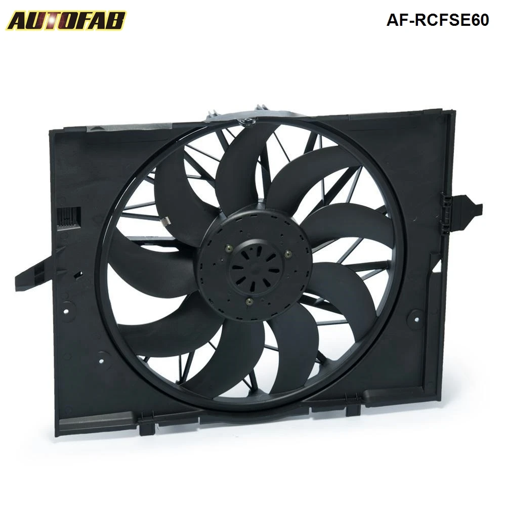 AUTOFAB - Sport Radiator Cooling Fan (Brushless Motor) Fits for BMW E60 5 Series 525 530 545 645 E65 750 AF-RCFSE60